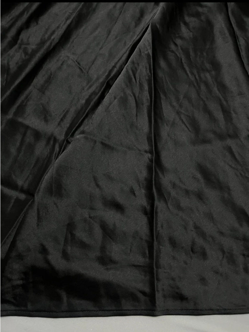 House of CB London Anabella Black Satin Maxi Dress - Picture 8 of 11